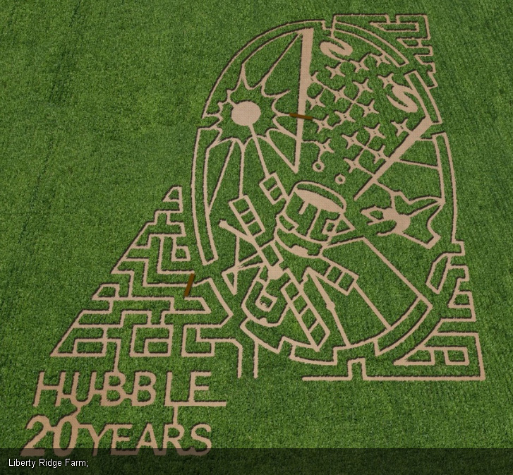 Crop Circles NASA-Style: 7 Huge Corn Mazes With Space Age Twist